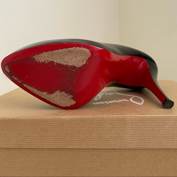 Christian Louboutin Rolando 120 Black Patent heels - Picture 6 of 8